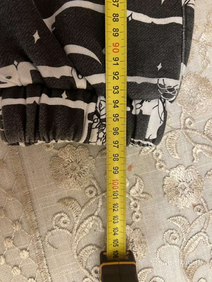 Garbage TV „Rave Hardstyle“ Brick Print Joggers - nuotraukos Nr. 15