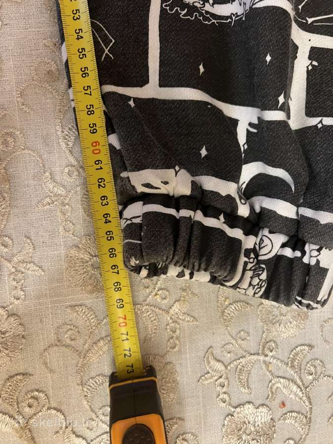 Garbage TV „Rave Hardstyle“ Brick Print Joggers - nuotraukos Nr. 16