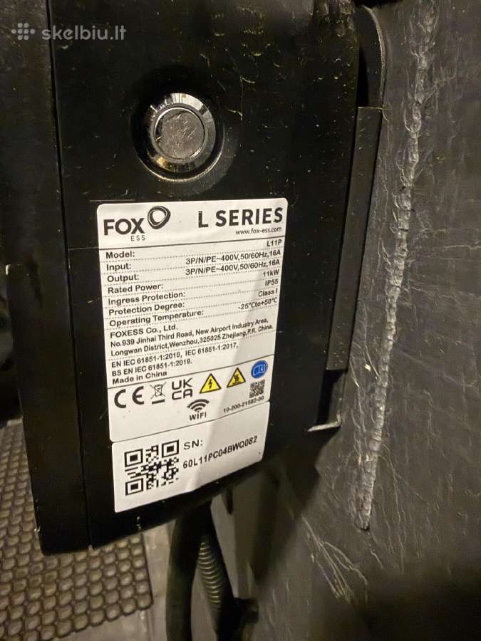 Foxess L11p – 11 kw įkrovimo stotelė - nuotraukos Nr. 3