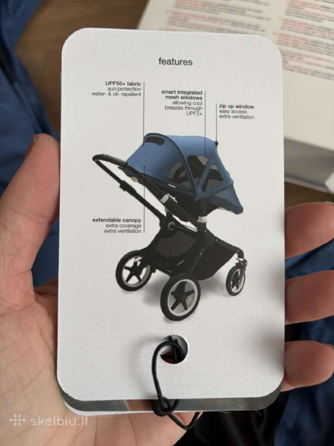Bugaboo vežimas su Maxi-cosi automobiline kėdute - nuotraukos Nr. 9