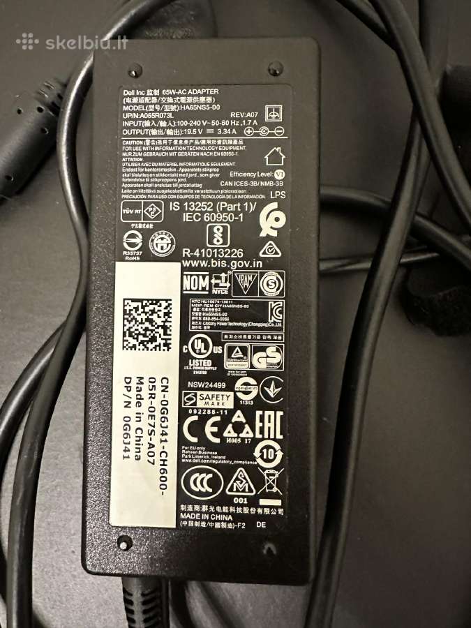 Originalus Dell 65w ikroviklis - nuotraukos Nr. 2
