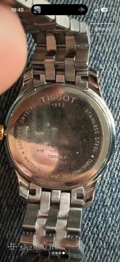 Tissot laikrodis - nuotraukos Nr. 5
