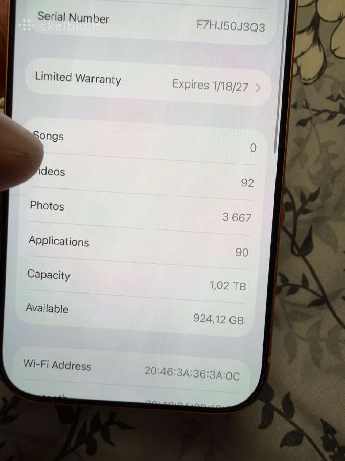 iPhone 17 Pro 1tb - nuotraukos Nr. 4