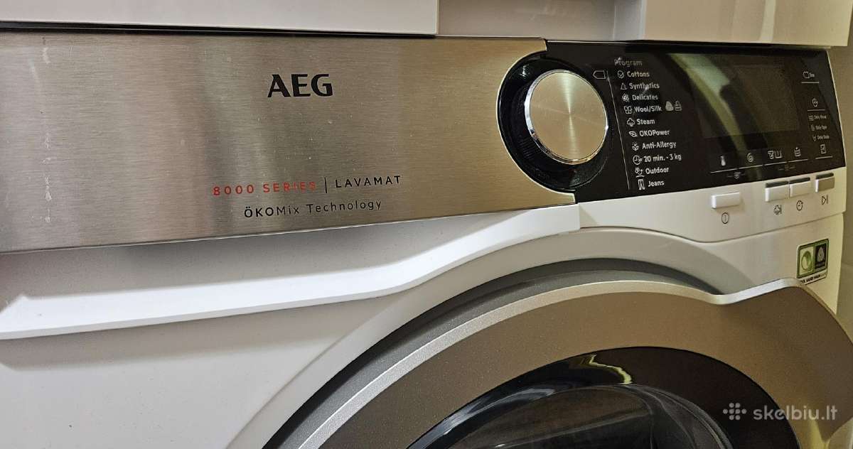 Skalbyklė Aeg 8000 - nuotraukos Nr. 2
