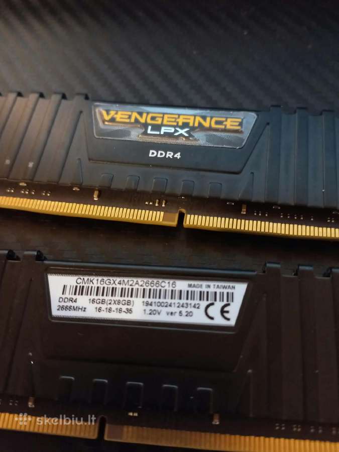 Corsair Vengeance Lpx Ddr4 2x8gb 16gb 2666 MHz - nuotraukos Nr. 2