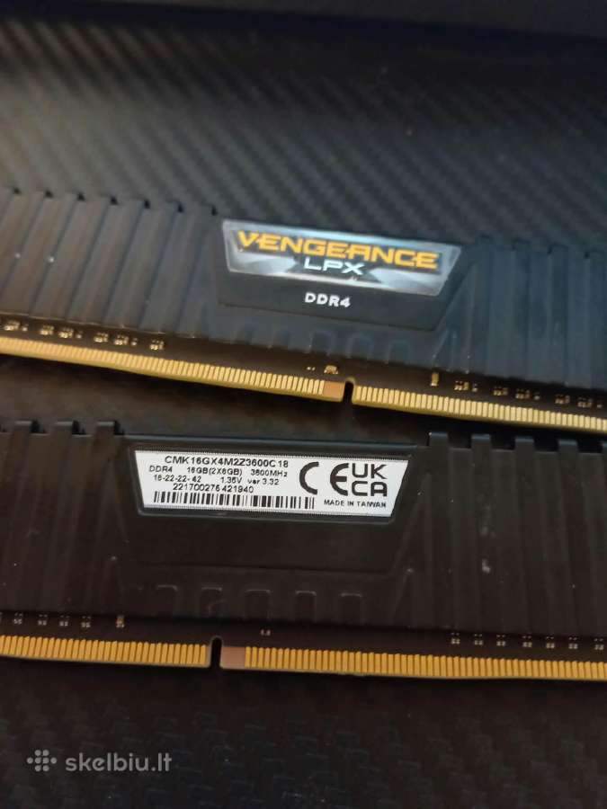 Corsair Vengeance Lpx Ddr4 2x8gb 16gb 3600 MHz - nuotraukos Nr. 2