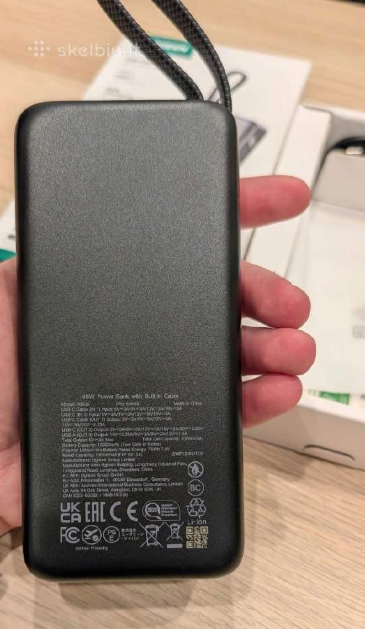Ugreen Nexode 20000mah 45w Power Bank - nuotraukos Nr. 5