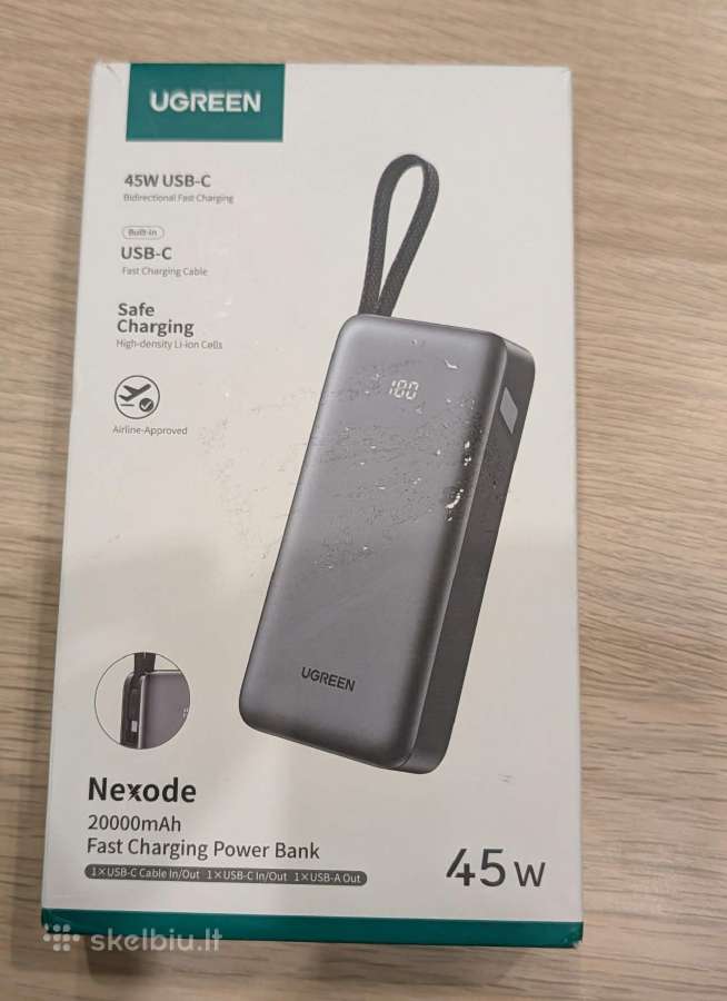 Ugreen Nexode 20000mah 45w Power Bank - nuotraukos Nr. 7