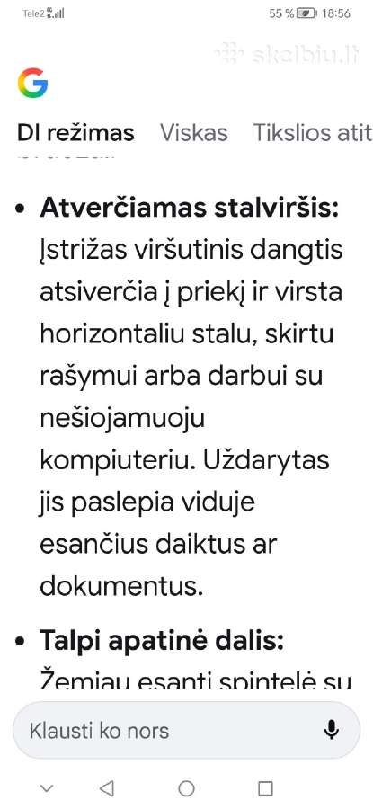 Ąžuolo masyvo sekreteras - nuotraukos Nr. 11