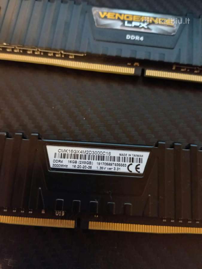 Corsair Vengeance Lpx Ddr4 2x8gb 16gb 3000 MHz - nuotraukos Nr. 2