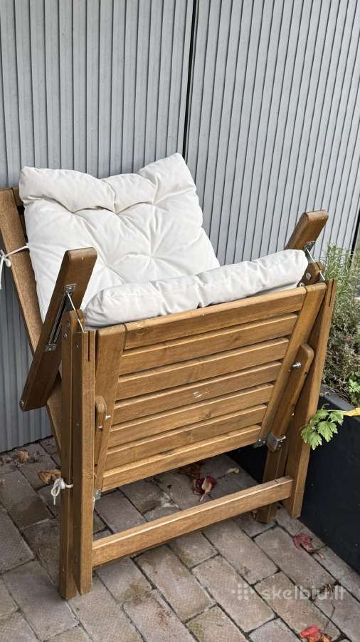 Ikea sulankstomos kėdės su minkštomis pagalvėlėm - nuotraukos Nr. 4