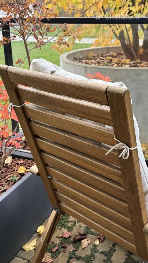 Ikea sulankstomos kėdės su minkštomis pagalvėlėm - nuotraukos Nr. 5