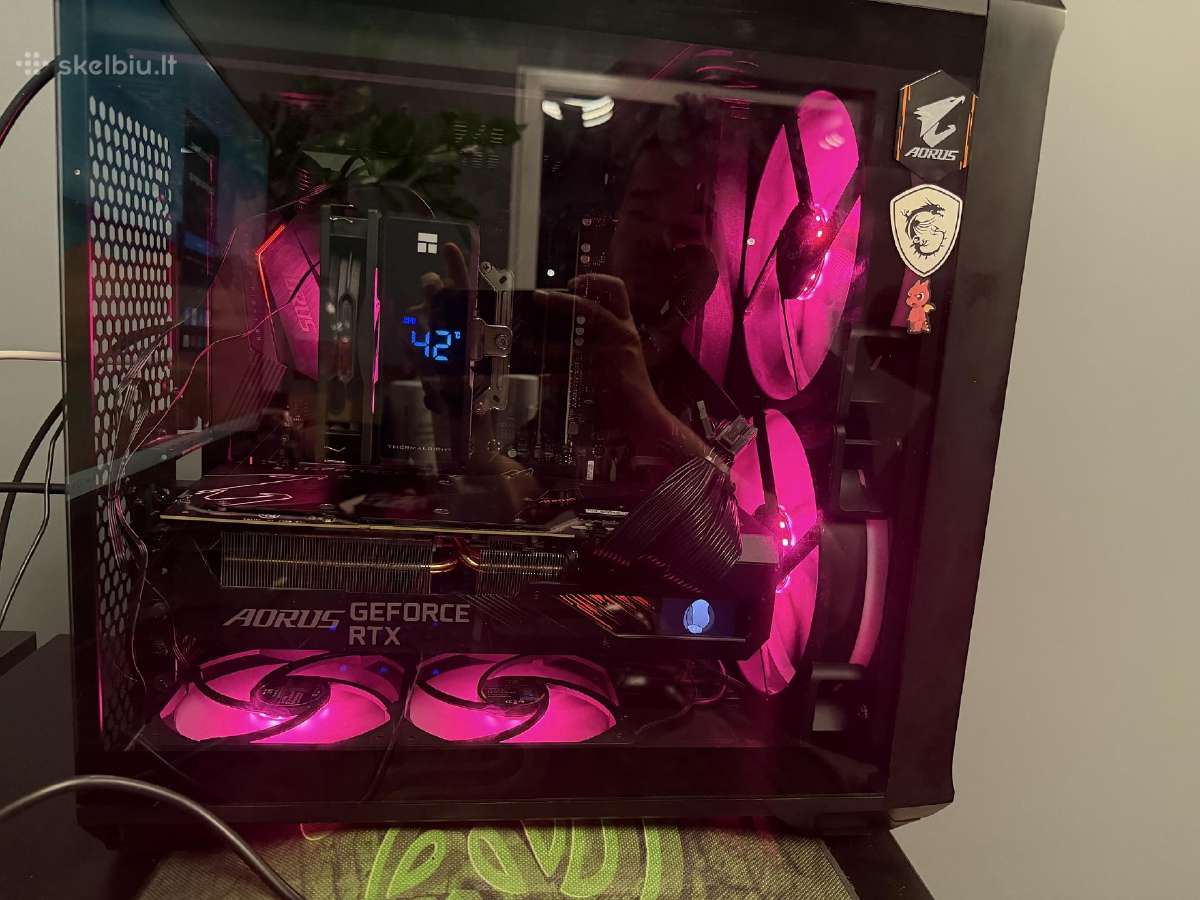 Pc Ryzen 7 5800x3d Rtx 3080 Ti Aorus Master 12gb - nuotraukos Nr. 4