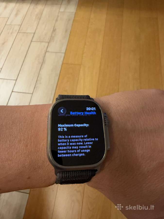 Apple Watch Ultra 49mm Titanium Case laikrodis - nuotraukos Nr. 12