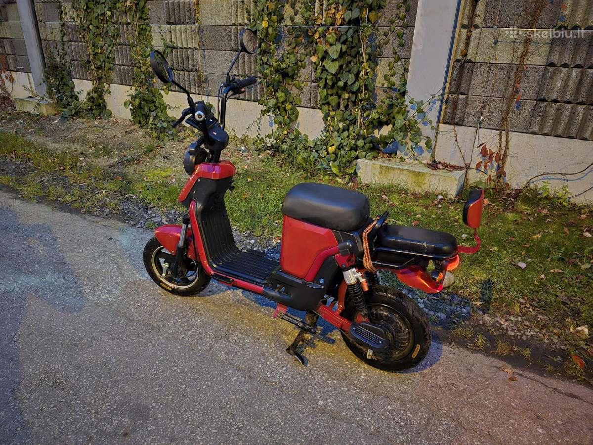 Elektrinis motoroleris - nuotraukos Nr. 2
