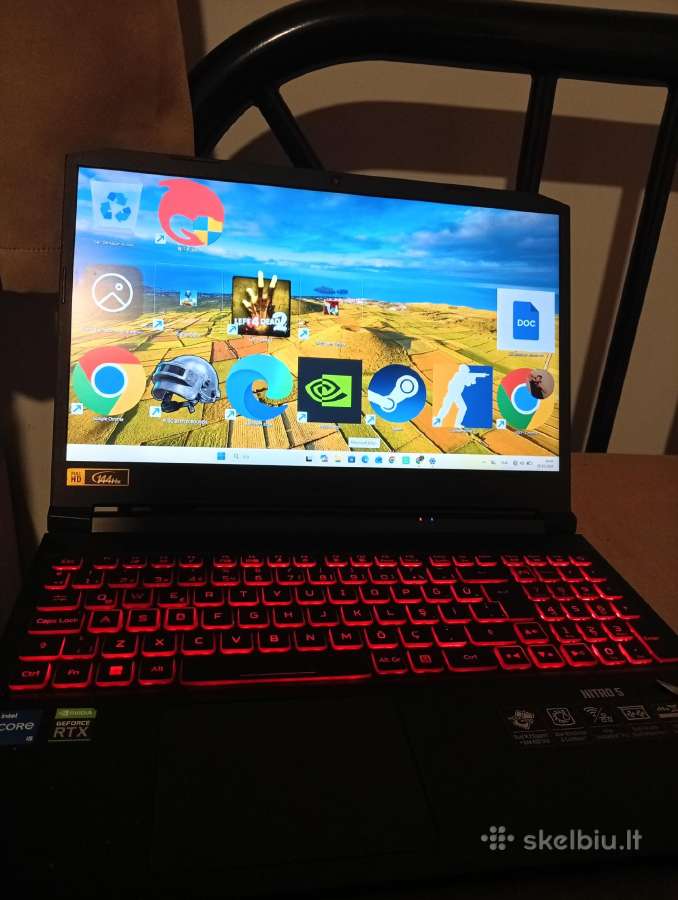 Parduodamas Acer Nitro 5 Rtx 3050 Ti (an515-57) - nuotraukos Nr. 2
