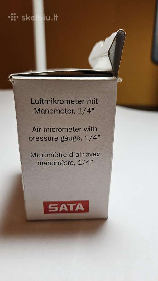 Sata 27771 – oro mikrometras su monometru - nuotraukos Nr. 2