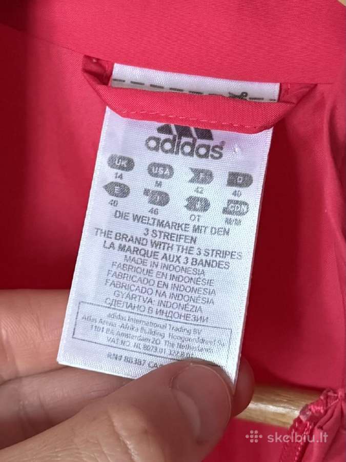 Adidas lengva rožinė striukė m dydis - nuotraukos Nr. 16