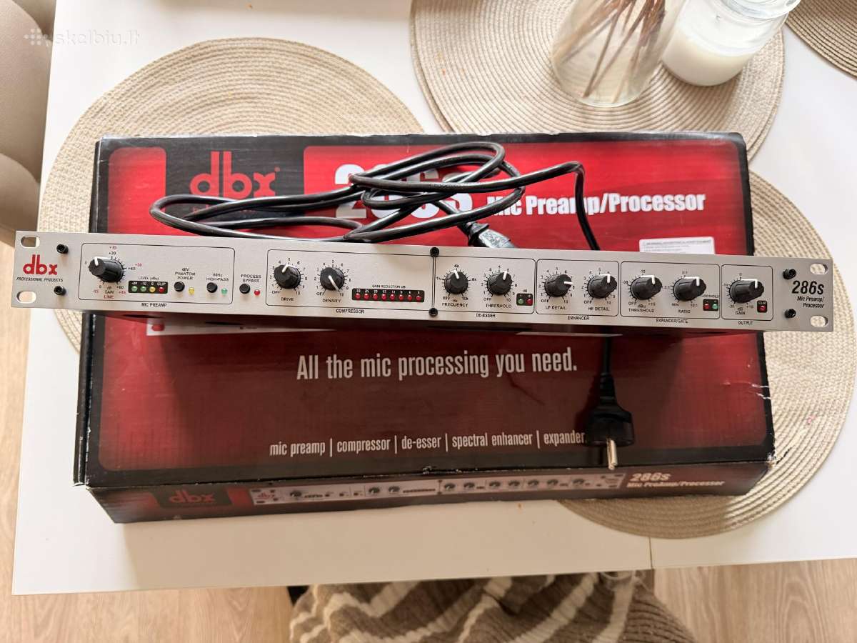 Dbx 286s Micpreamp/ Procesor - nuotraukos Nr. 2