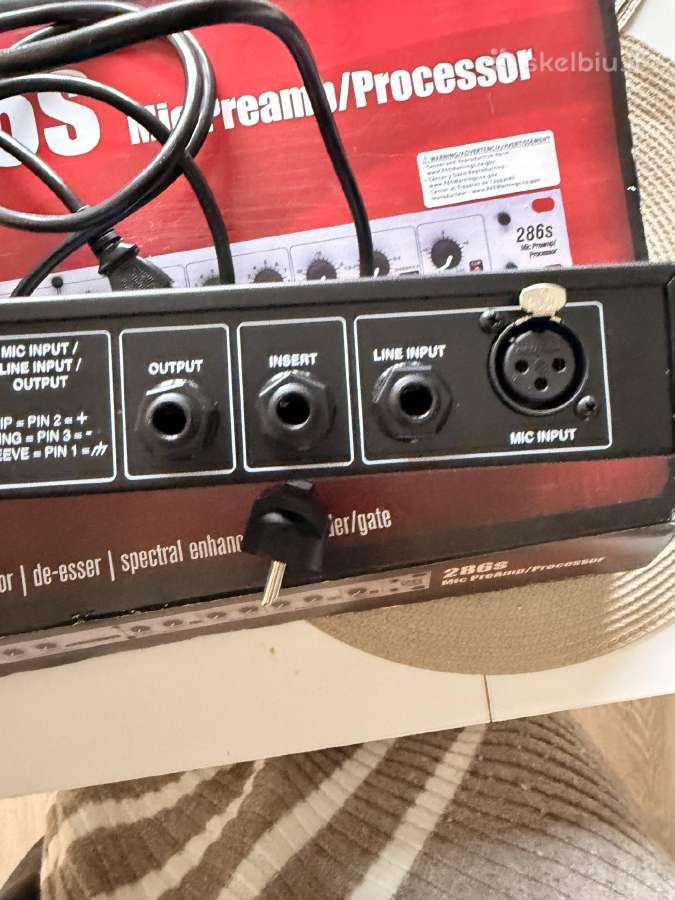 Dbx 286s Micpreamp/ Procesor - nuotraukos Nr. 4