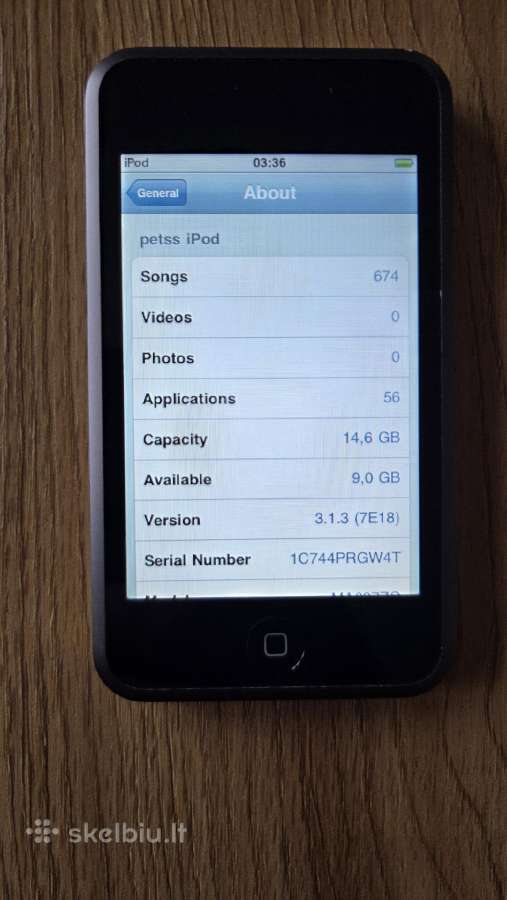 Apple iPod Touch 16 GB - nuotraukos Nr. 2