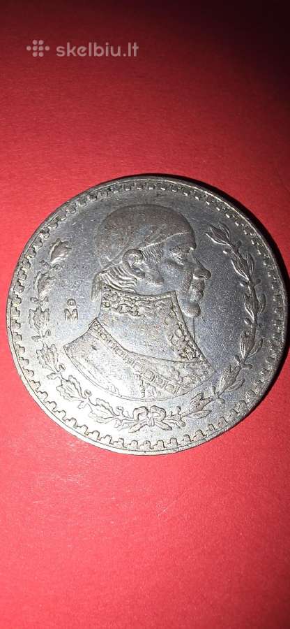 Meksika 1 pesas 1959,bilonas - nuotraukos Nr. 2
