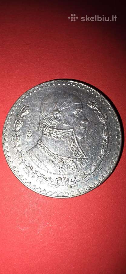 Meksika 1 pesas 1966,bilonas - nuotraukos Nr. 2