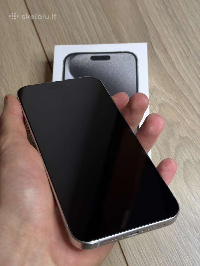 iPhone 15 Pro Max, White Titanium - nuotraukos Nr. 4