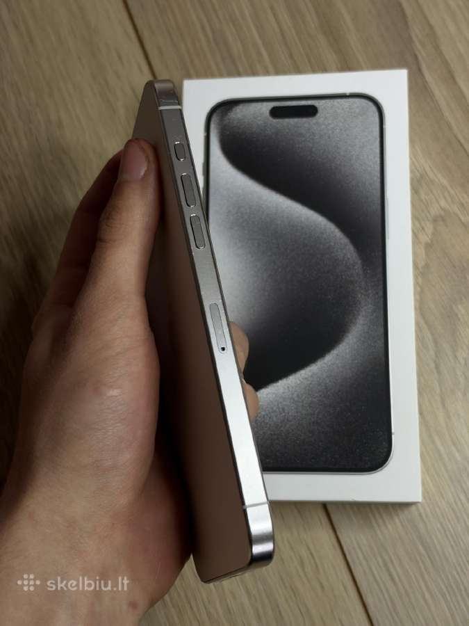 iPhone 15 Pro Max, White Titanium - nuotraukos Nr. 5