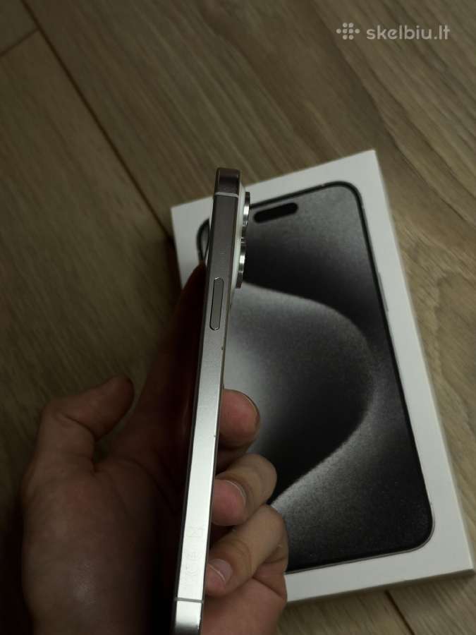iPhone 15 Pro Max, White Titanium - nuotraukos Nr. 6