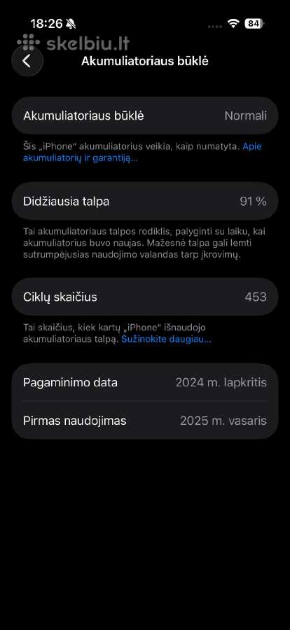 iPhone 16 Pro 128gb - nuotraukos Nr. 6