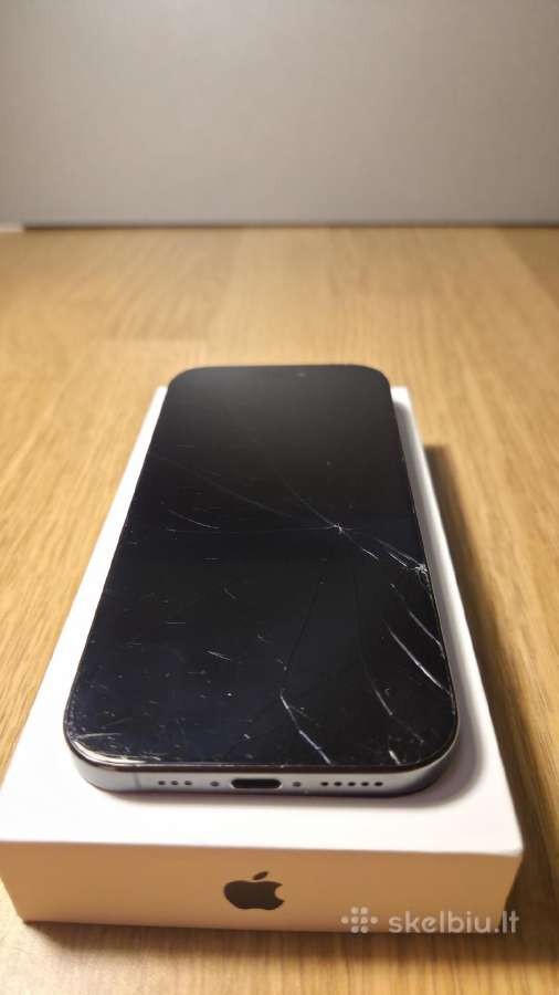 iPhone 16 Pro Black Titanium 256gb - nuotraukos Nr. 3