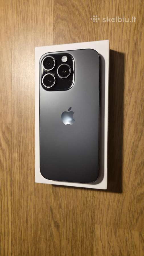iPhone 16 Pro Black Titanium 256gb - nuotraukos Nr. 6