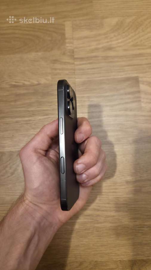 iPhone 16 Pro Black Titanium 256gb - nuotraukos Nr. 7
