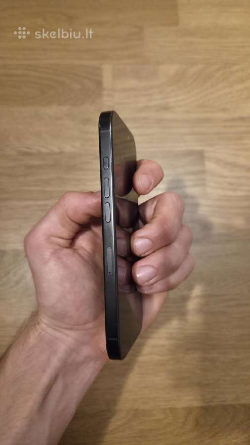 iPhone 16 Pro Black Titanium 256gb - nuotraukos Nr. 8