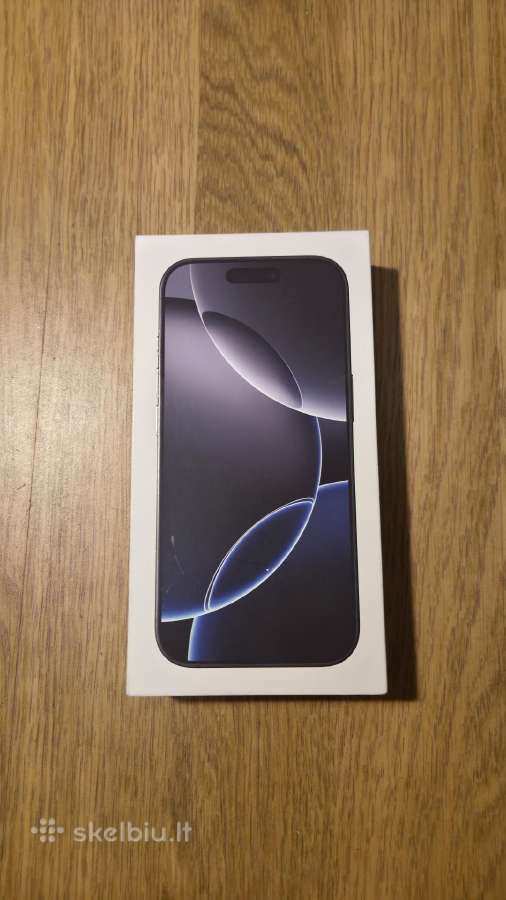 iPhone 16 Pro Black Titanium 256gb - nuotraukos Nr. 12