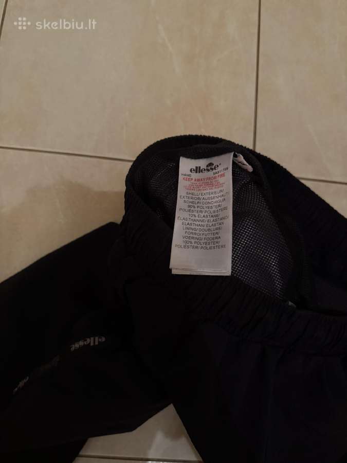 Ellesse vyriškos sportinės kelnės,juodos, su pamu - nuotraukos Nr. 2