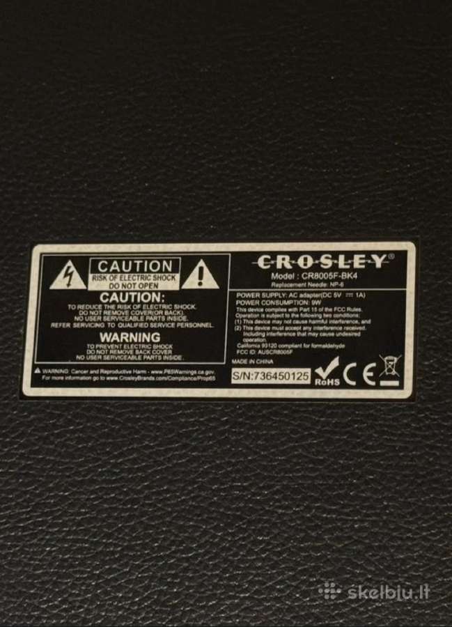 Crosley Cruiser Plus Cr8005f-bk4 - nuotraukos Nr. 8