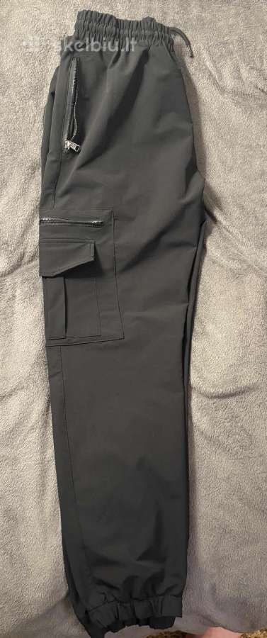 Moncler techninės kelnės, juodos,l, cargo, su vir - nuotraukos Nr. 2