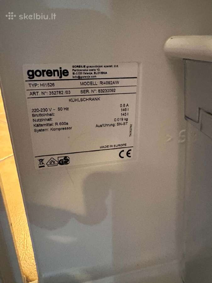 „gorenje“ šaldytuvas - nuotraukos Nr. 4