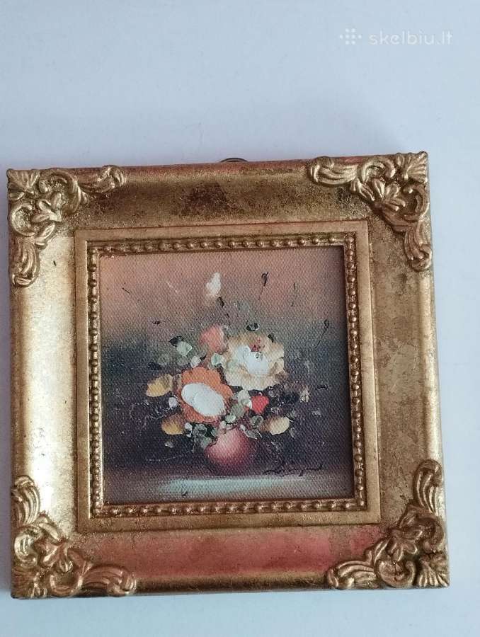 Paveikslai tapyti 10 cm 4 vnt. - nuotraukos Nr. 4