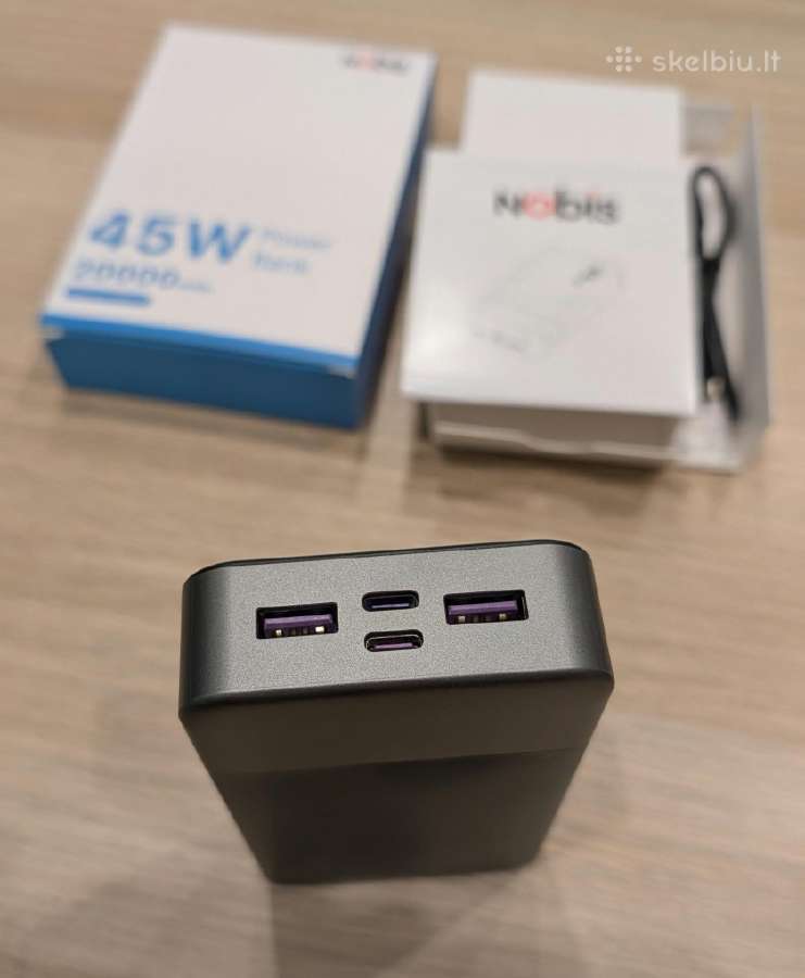 Nobis 45w 20000mah power bank - nuotraukos Nr. 3