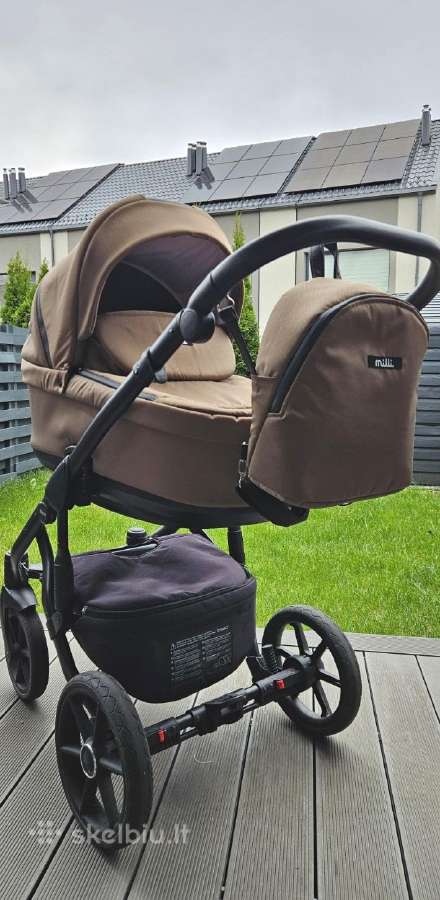 Milli Moon 3in1 vežimėlis + Maxi-cosi kėdutė - nuotraukos Nr. 3