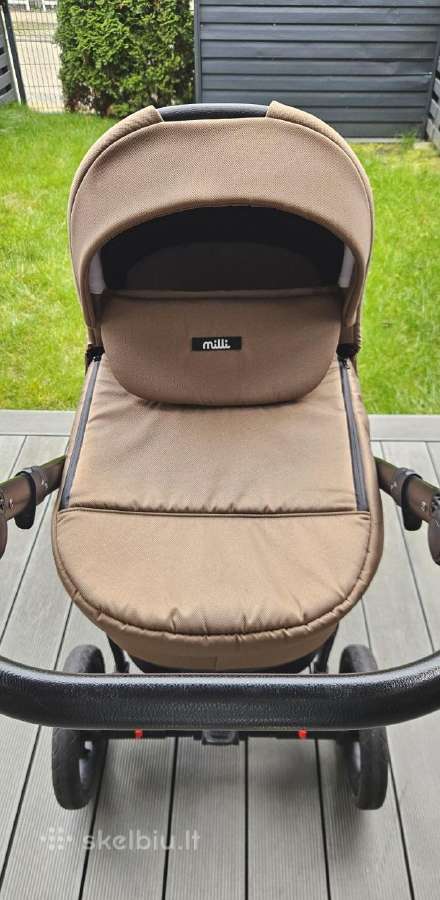 Milli Moon 3in1 vežimėlis + Maxi-cosi kėdutė - nuotraukos Nr. 4