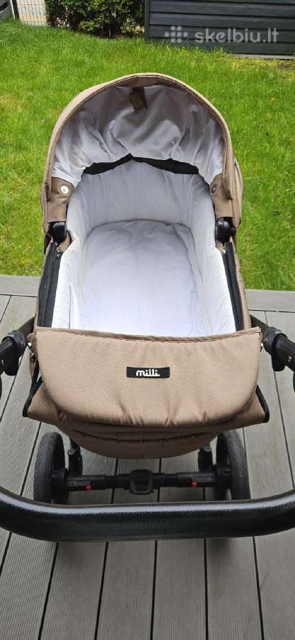 Milli Moon 3in1 vežimėlis + Maxi-cosi kėdutė - nuotraukos Nr. 6