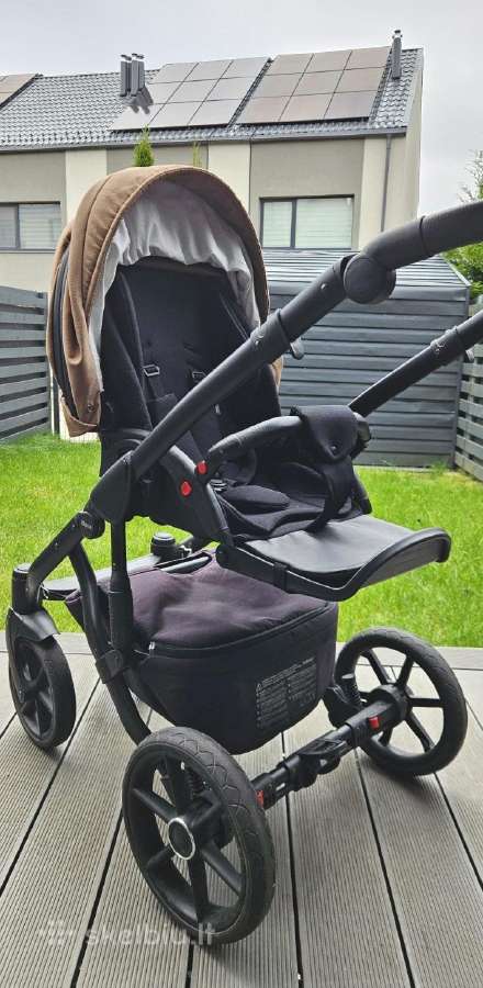 Milli Moon 3in1 vežimėlis + Maxi-cosi kėdutė - nuotraukos Nr. 7