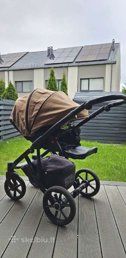 Milli Moon 3in1 vežimėlis + Maxi-cosi kėdutė - nuotraukos Nr. 8