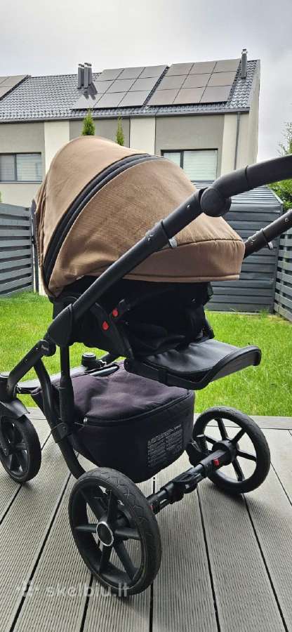 Milli Moon 3in1 vežimėlis + Maxi-cosi kėdutė - nuotraukos Nr. 9