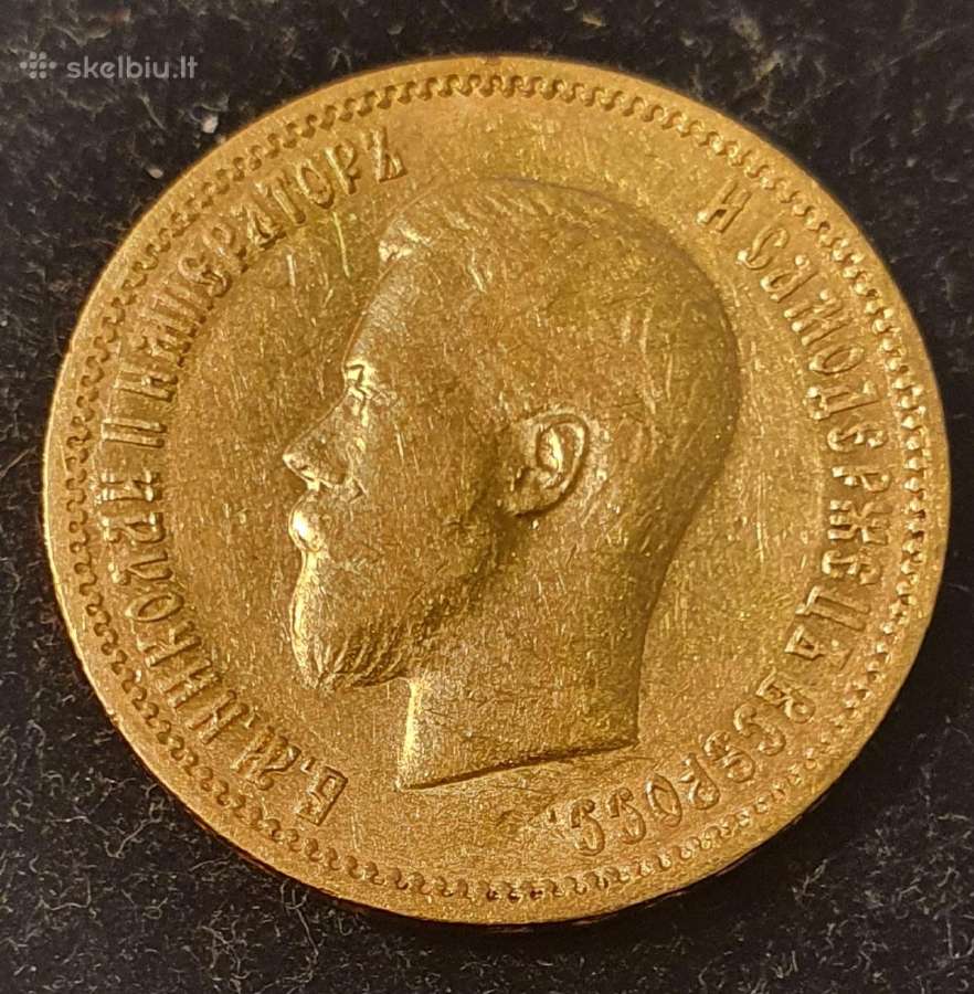 10 cariniu auksiniu rublių 1900 metai - nuotraukos Nr. 2