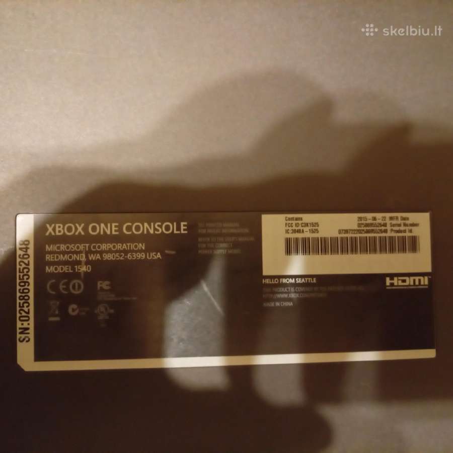 Xbox one - nuotraukos Nr. 8